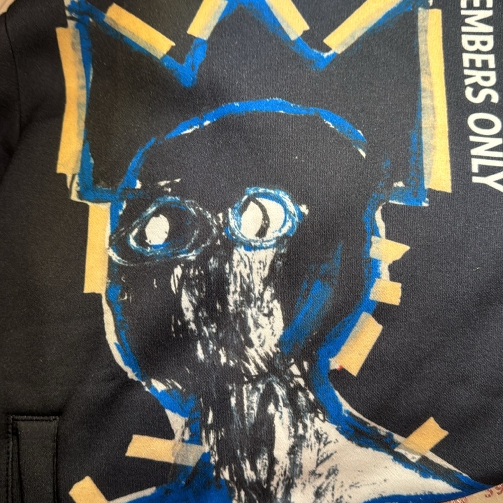Members Only Jean-Michel Basquiat Hoodie Large